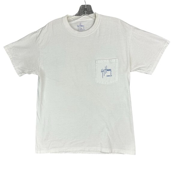 Guy Harvey Original T Shirt Mens M Chest Pocket Wildlife Graphic By Aftco 2010 - Picture 2 of 8